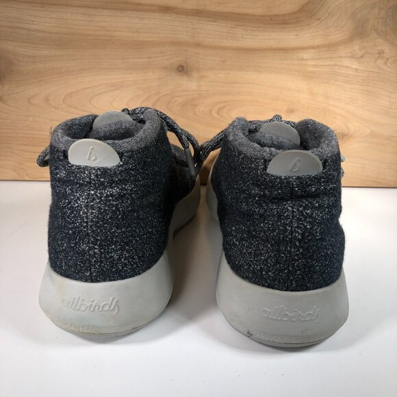 Allbirds Mens 10 Wool Runner Up Mizzles Heather Gray High Top Sneakers Merino - Picture 5 of 9